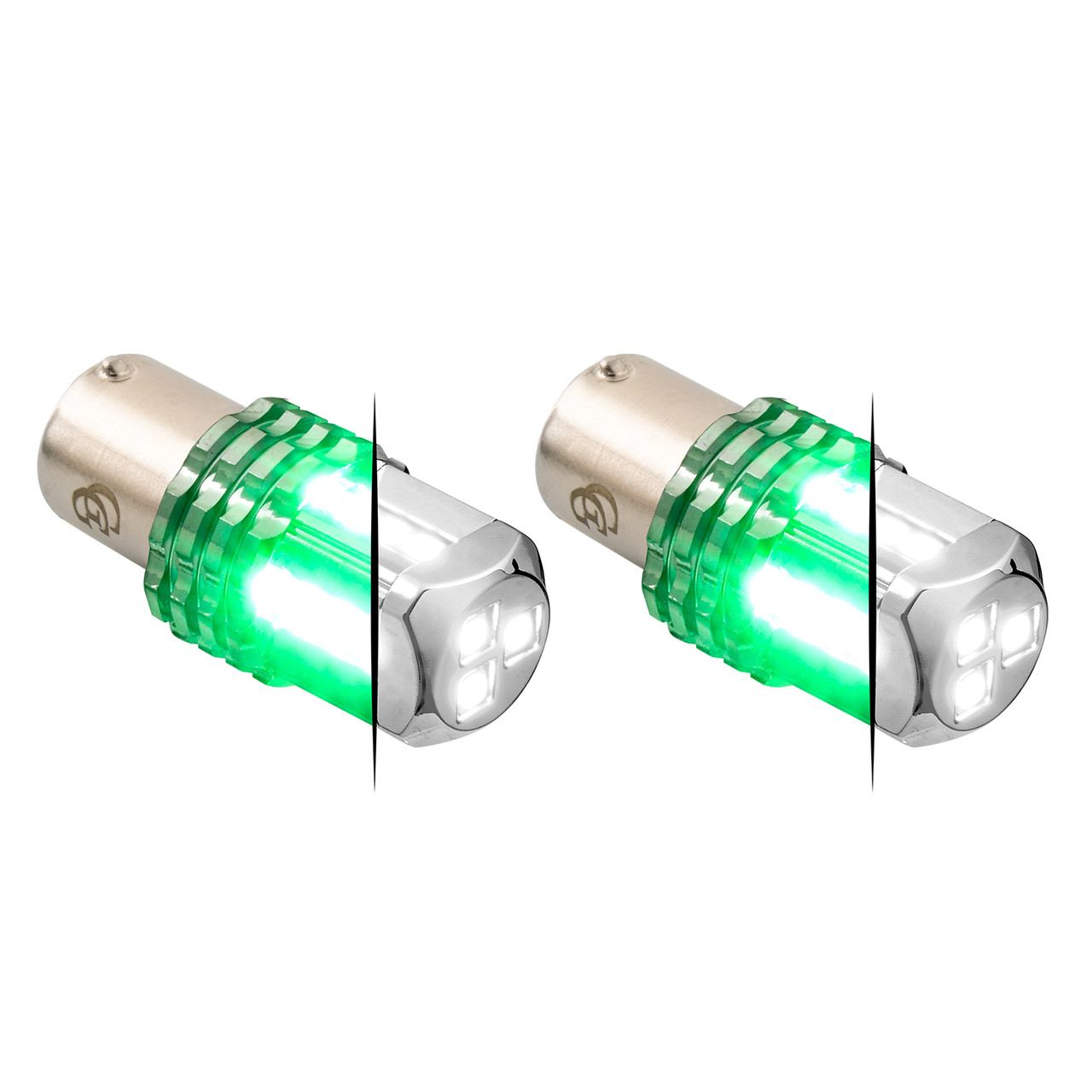 1157 Dual Color LED Bulb - White Primary