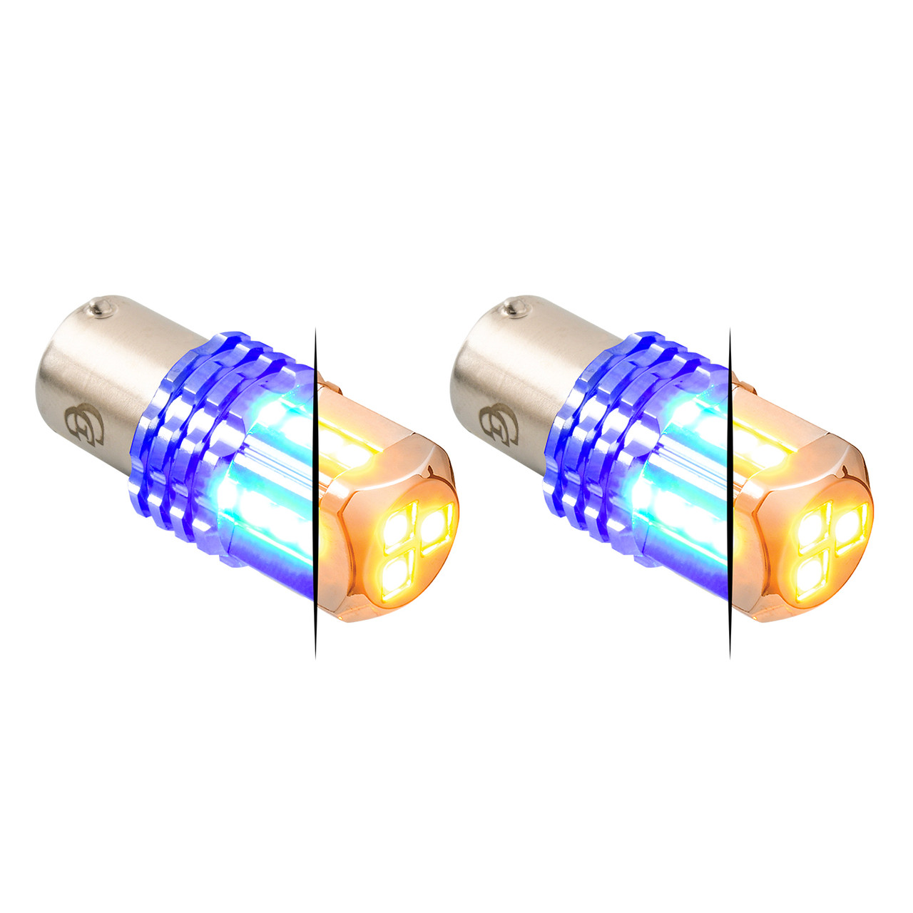1157 Dual Color LED Bulb - Amber Primary
