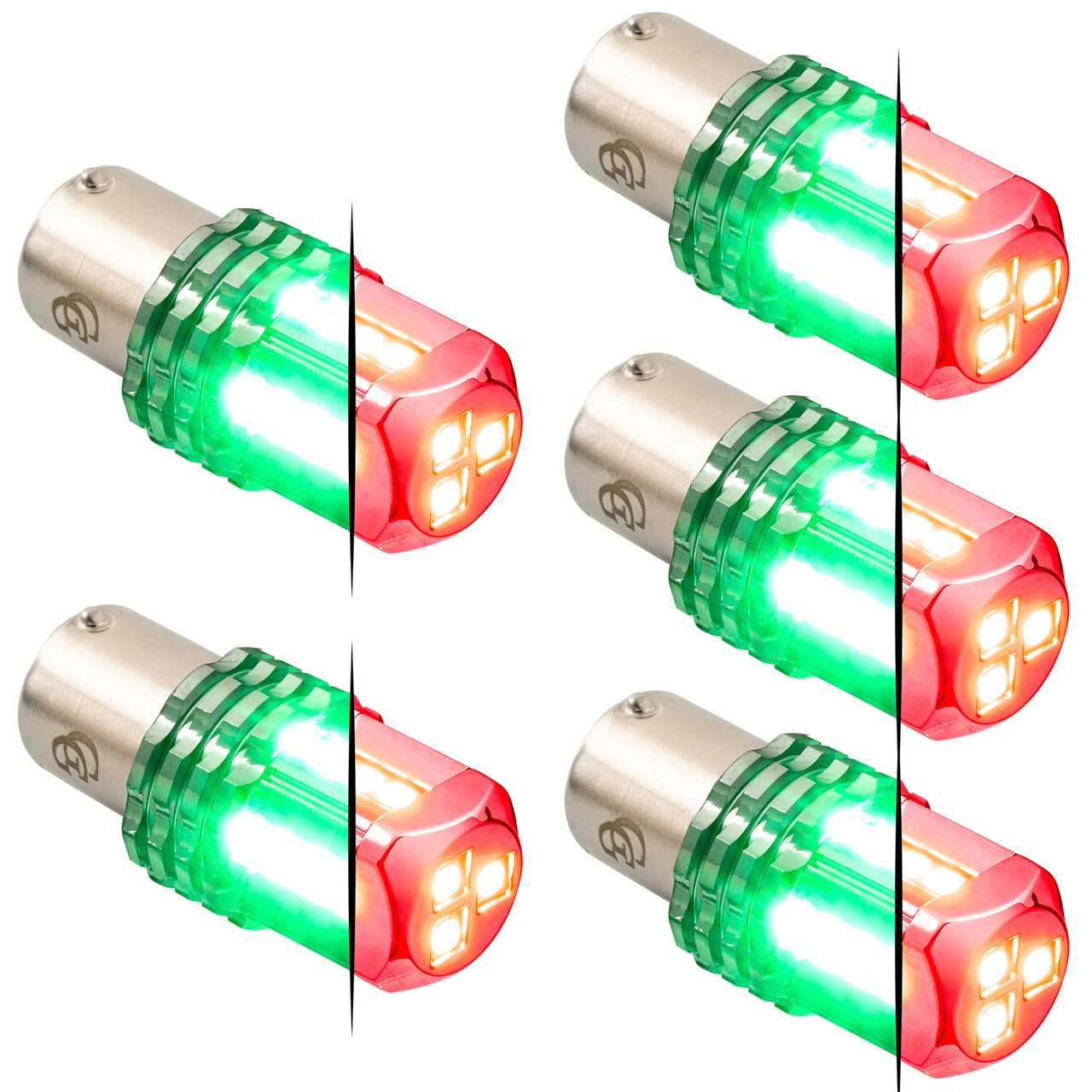 1157 Dual Color LED Bulb - Red Primary
