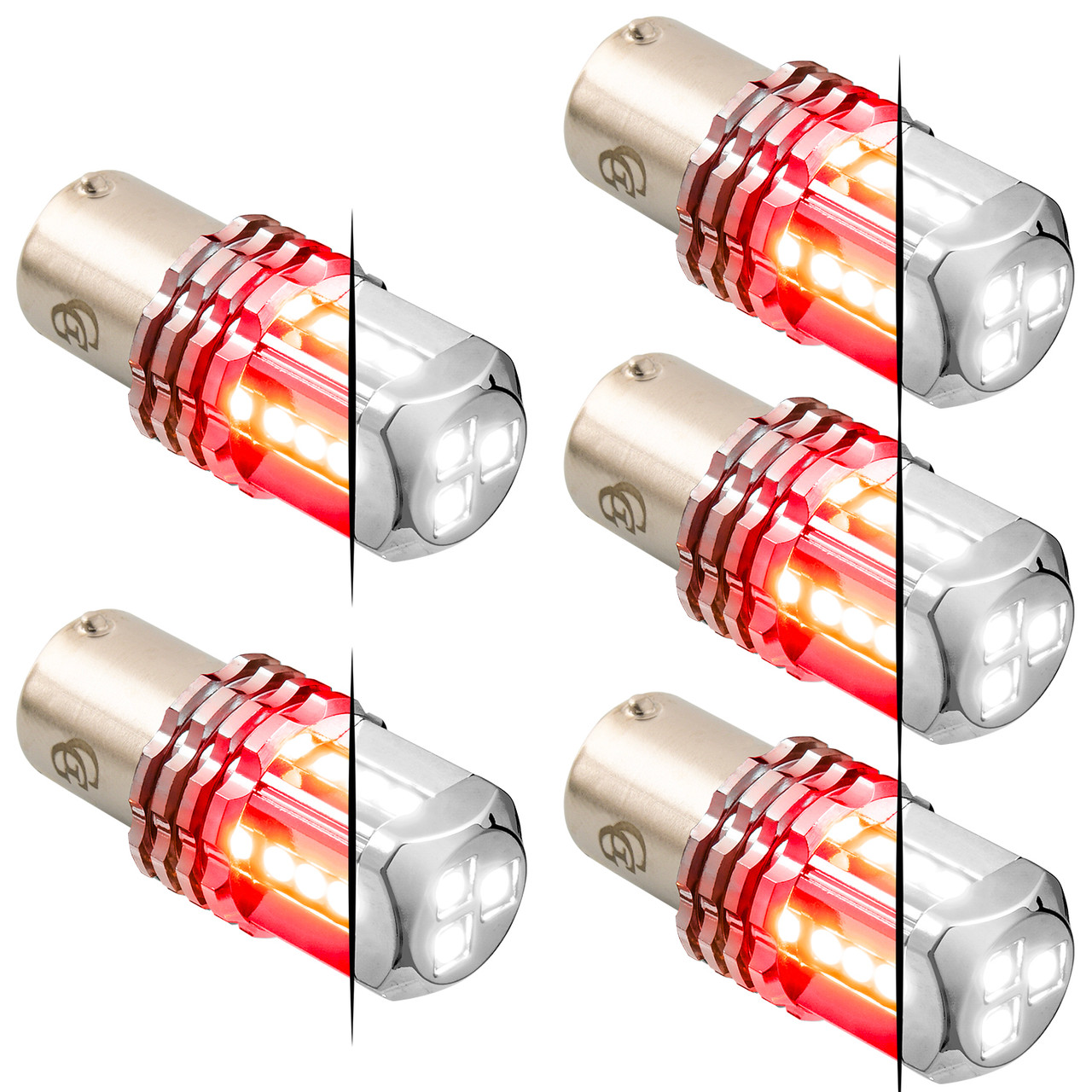 1157 Dual Color LED Bulb - White Primary