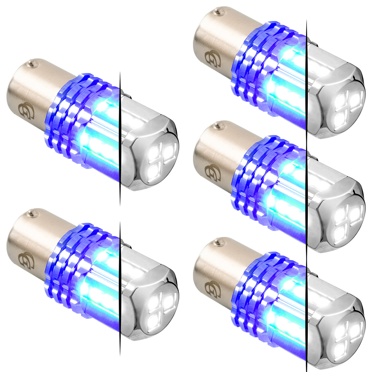 1157 Dual Color LED Bulb - White Primary