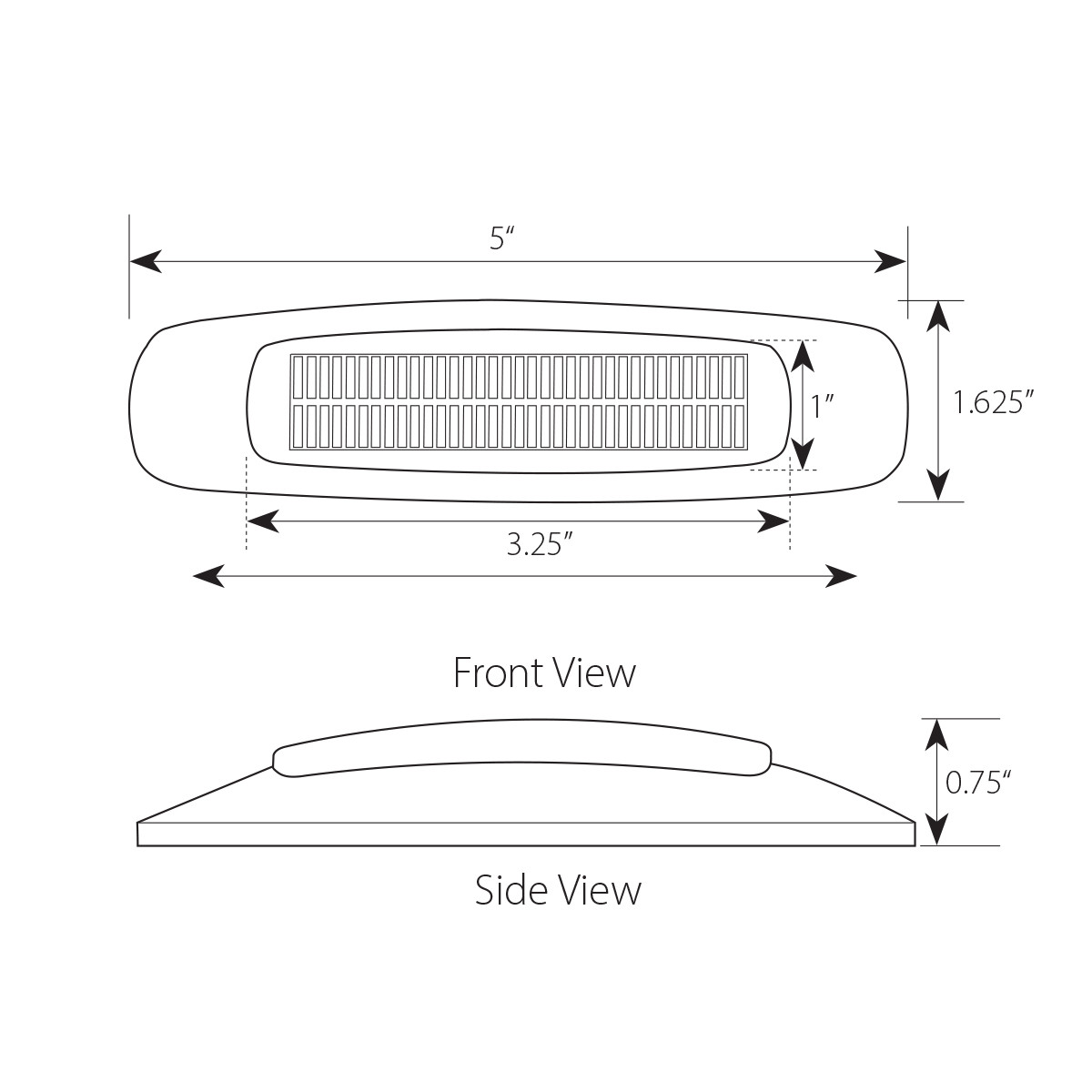 Prime Series 5" Rectangular LED Light