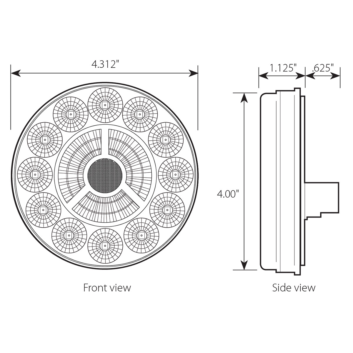 Prime Spyder Series 4" LED Light