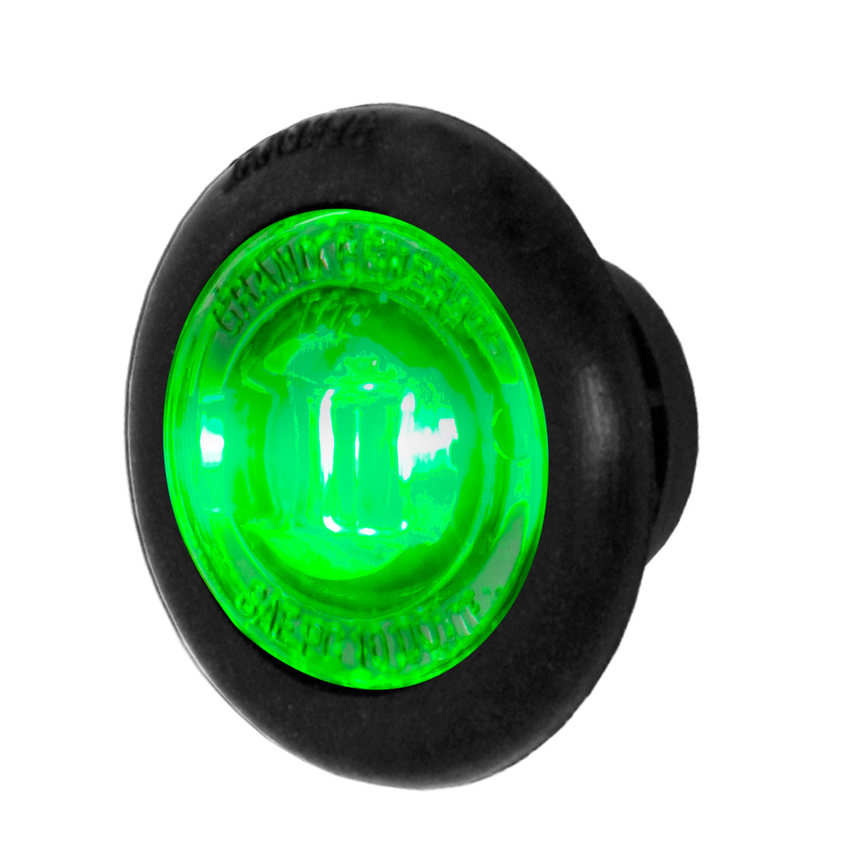 1" Mini Dual Function Push/Screw Wide Angle LED Light in Smoke Lens - Thumbnail 2