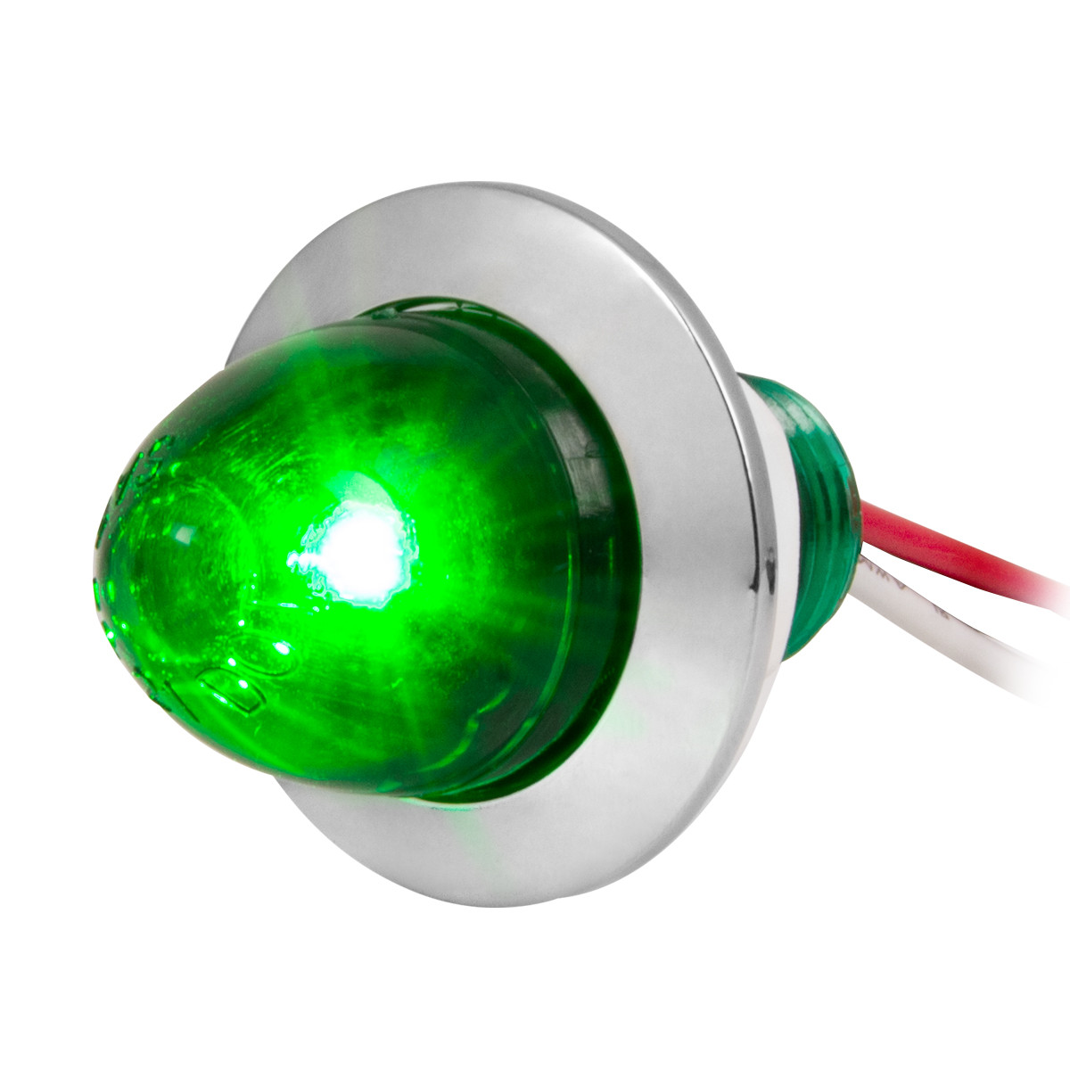 1" Mini Push/Screw Watermelon LED Light - Thumbnail 2