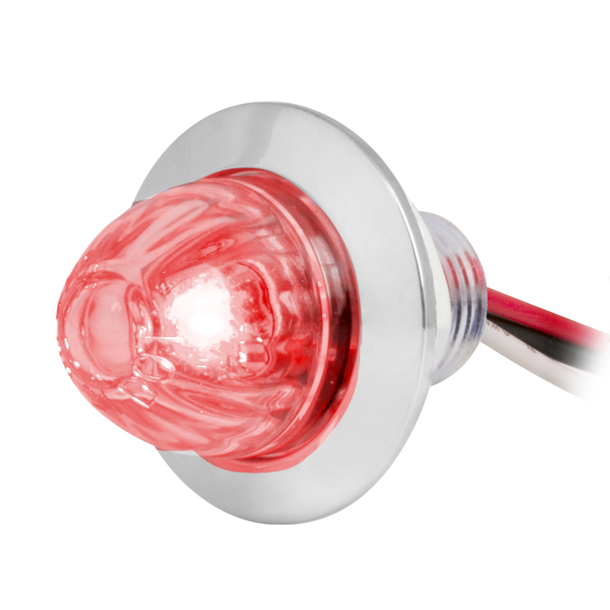 1" Mini Dual Function Push/Screw Watermelon LED Light - Thumbnail 2