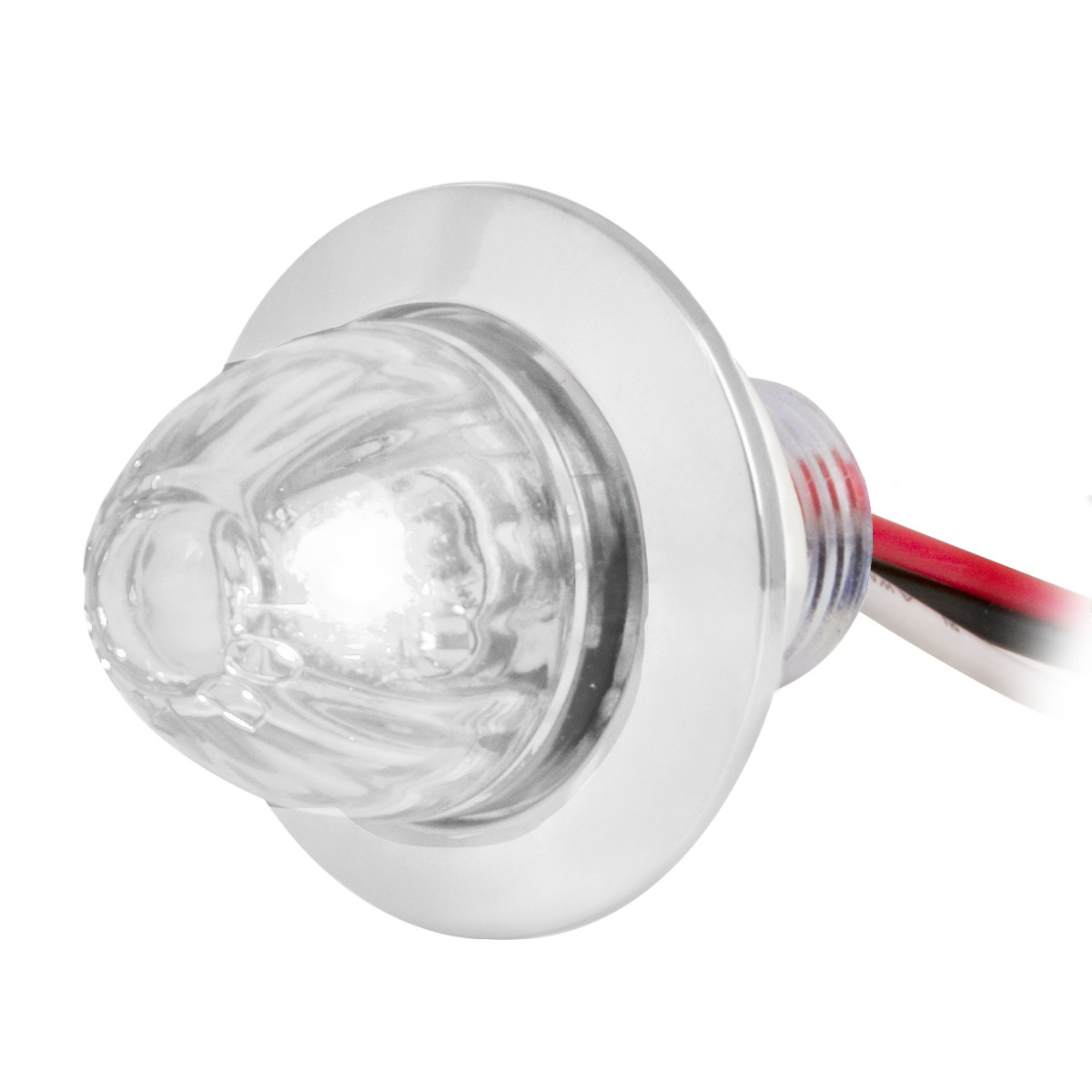 1" Mini Dual Function Push/Screw Watermelon LED Light - Thumbnail 2