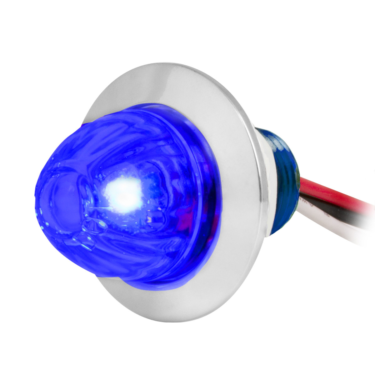 1" Mini Dual Function Push/Screw Watermelon LED Light - Thumbnail 2