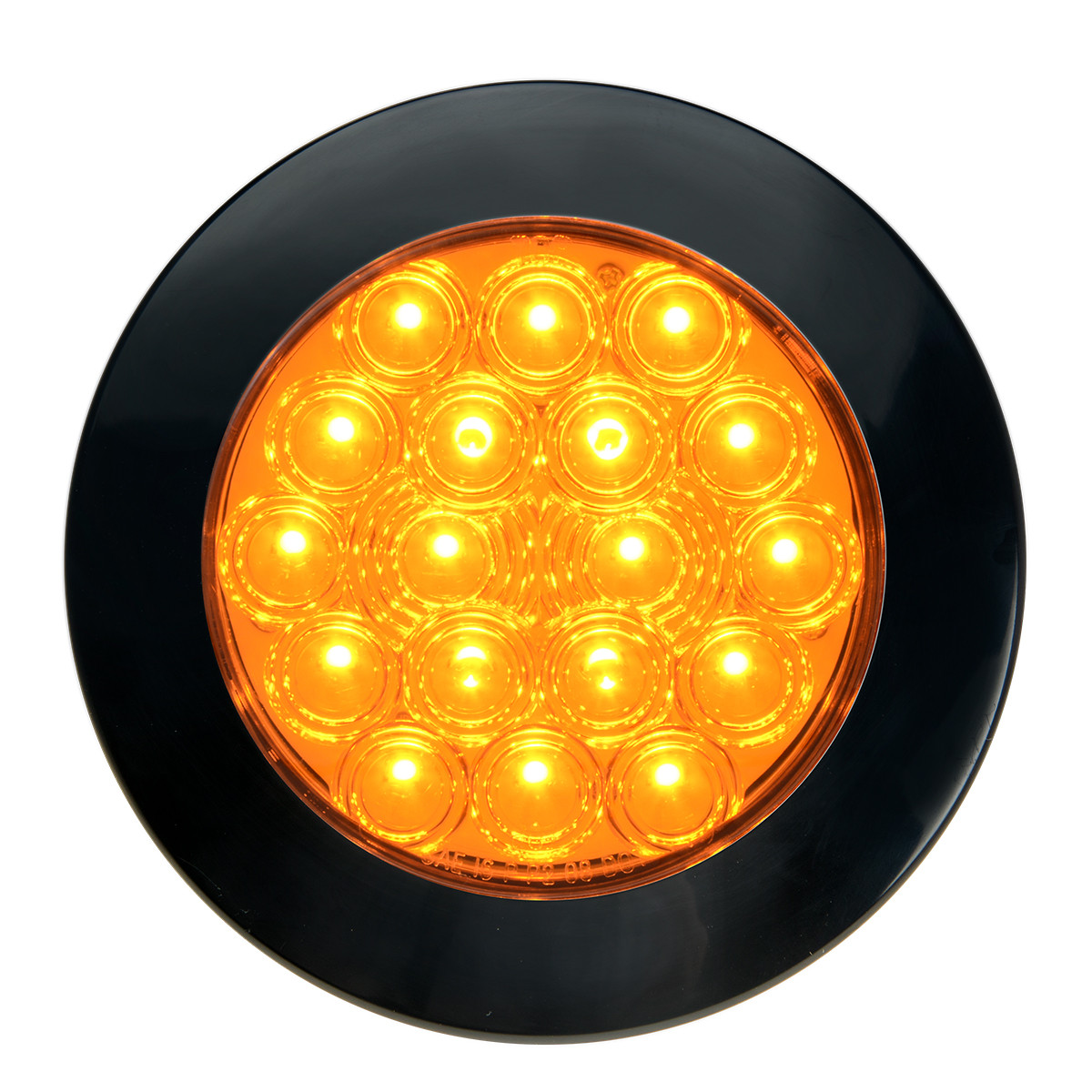 Fleet Series 4" Flange Mount LED Light w/ Twist-On Bezel & 3 Prong Plug