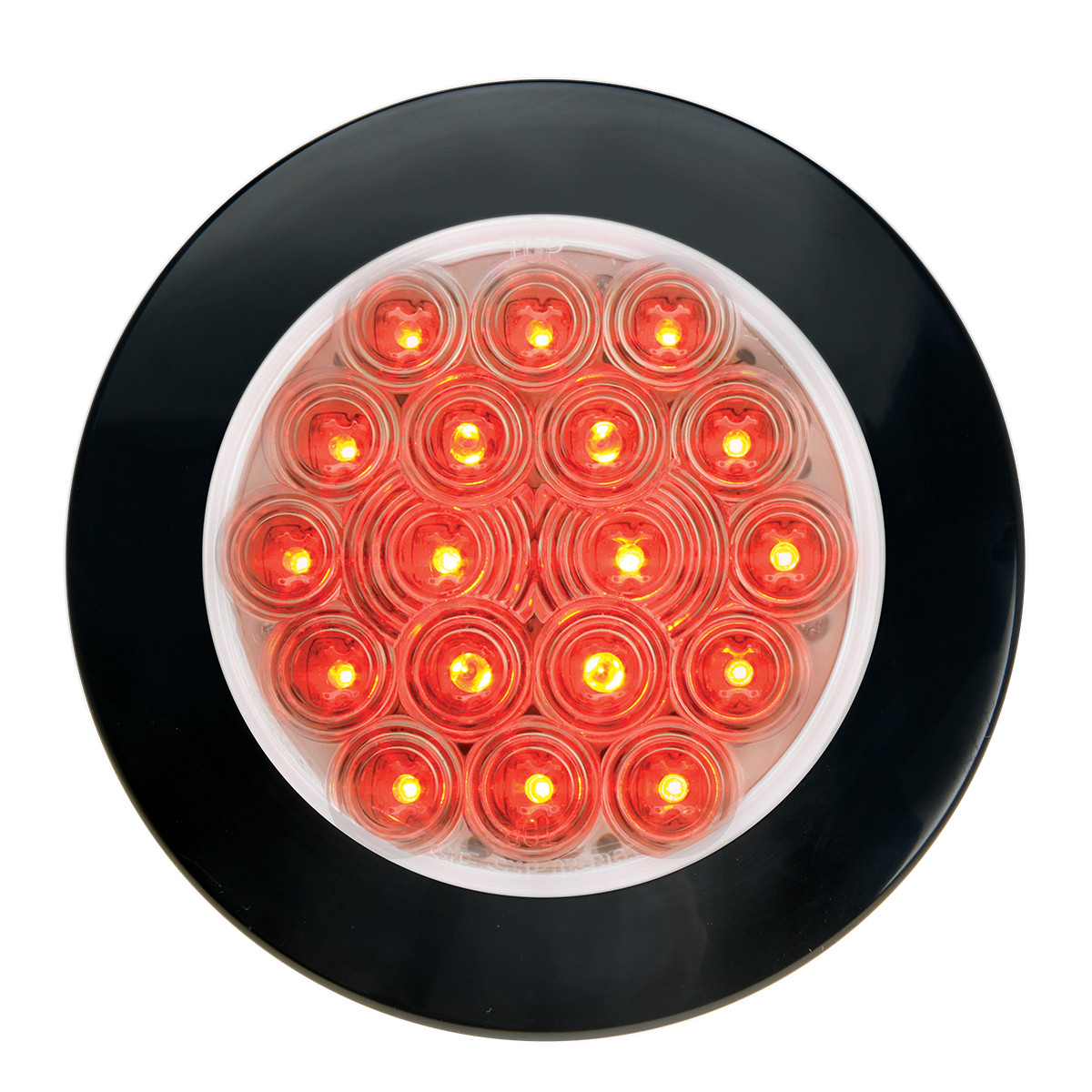 Fleet Series 4" Flange Mount LED Light w/ Twist-On Bezel & 3 Prong Plug