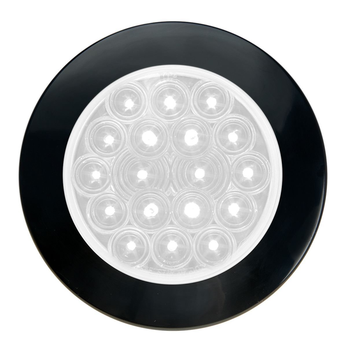Fleet Series 4" Flange Mount LED Light w/ Twist-On Bezel & 3 Wires