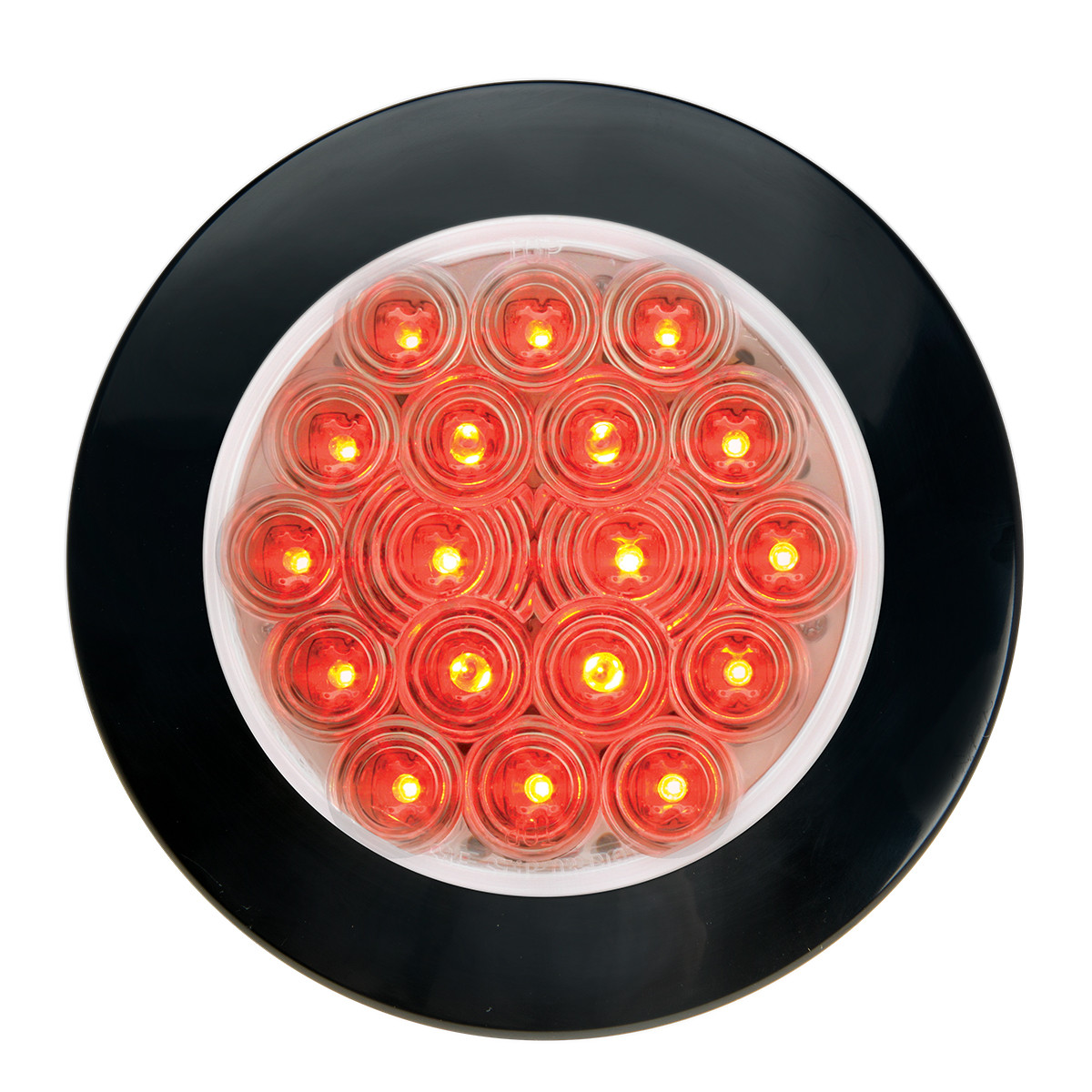 Fleet Series 4" Surface Mount LED Light w/ Twist-On Bezel & 3 Wires