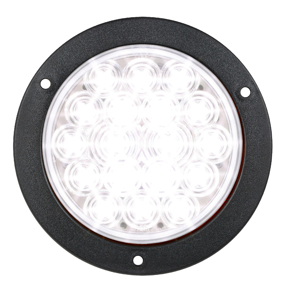 Fleet Series 4" LED Light w/ Black Flange Mount & 3 Wires