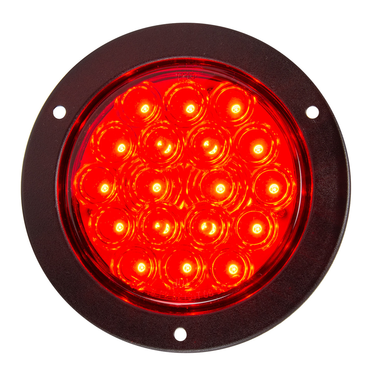 Fleet Series 4" LED Light w/ Black Flange Mount & 3-Pin Plug - Thumbnail 2