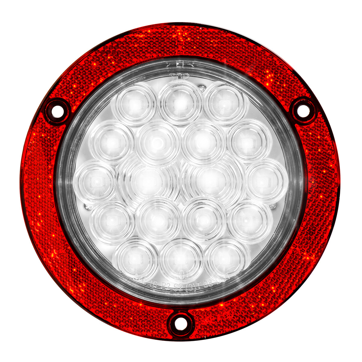 Fleet Series 4" Flange Mount LED with Reflector Ring - Thumbnail 2