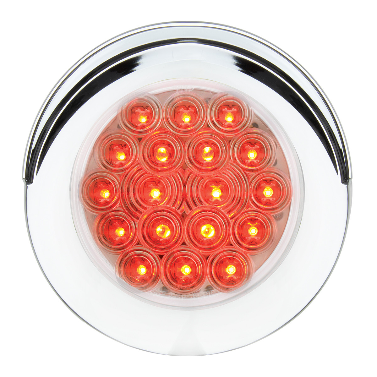 Fleet Series 4" Flange Mount LED Light w/ Twist-On Bezel & 3-Pin Plug
