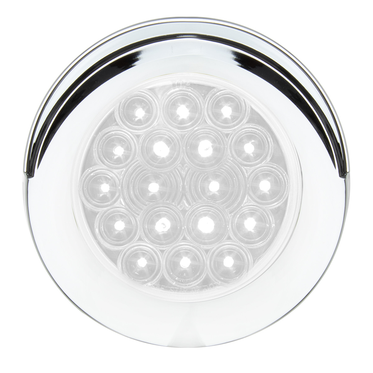 Fleet Series 4" Flange Mount LED Light w/ Twist-On Bezel & 3-Pin Plug