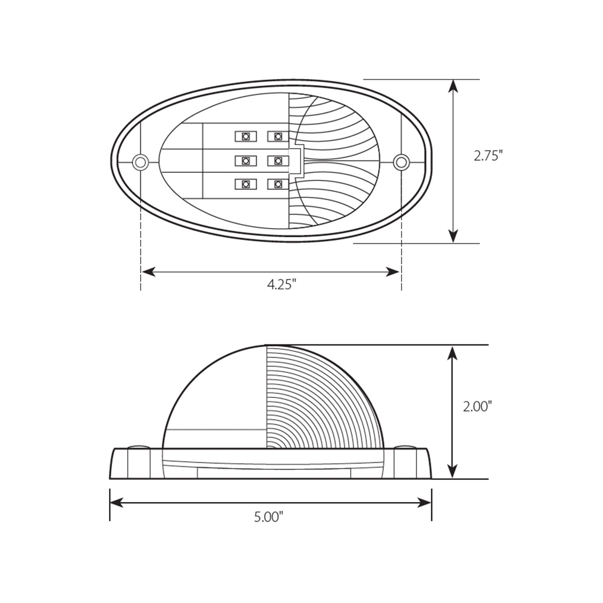 Side Marker/Turn 12 LED Light