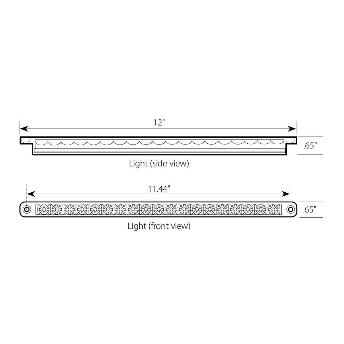 Spyder Series 12" Dual Function LED Light Bar