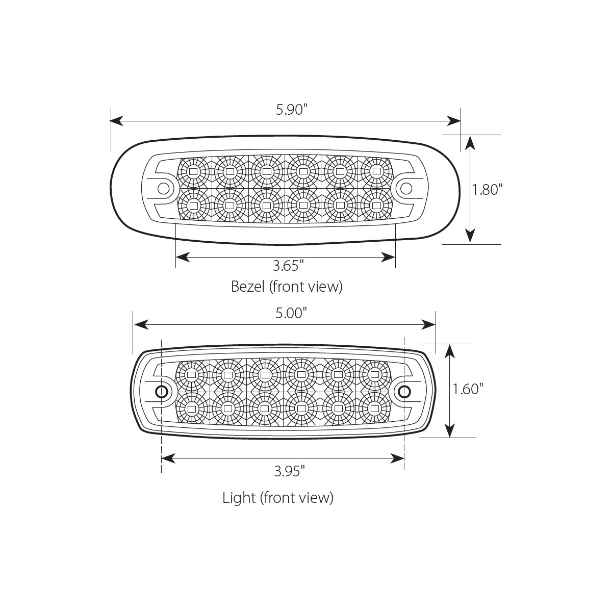 Spyder Series Ultra Thin LED Light