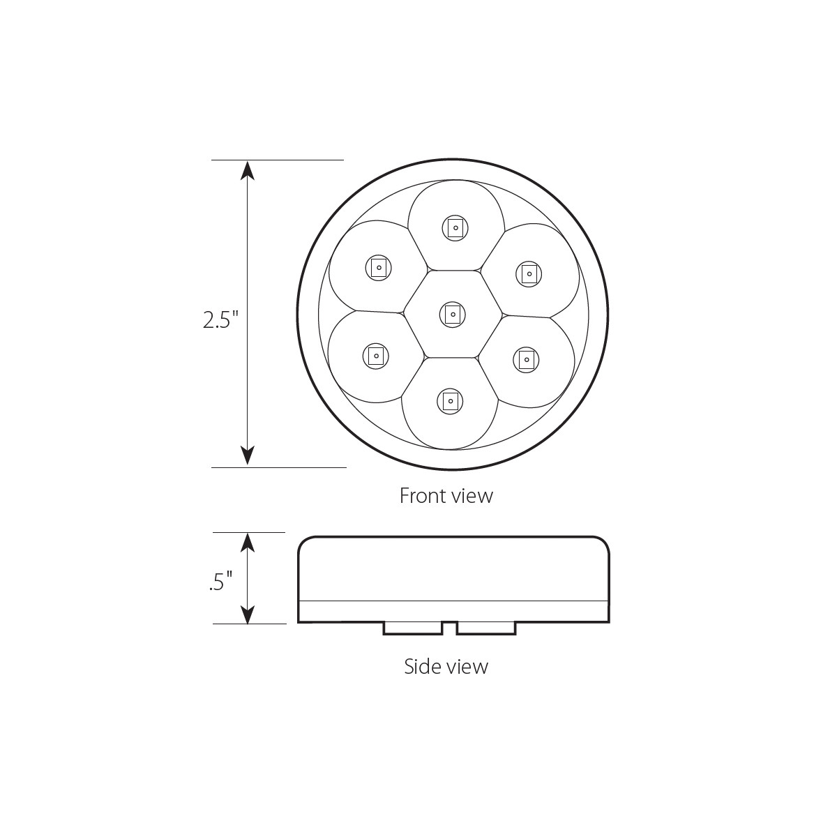 Pearl Series 2-1/2" LED Light
