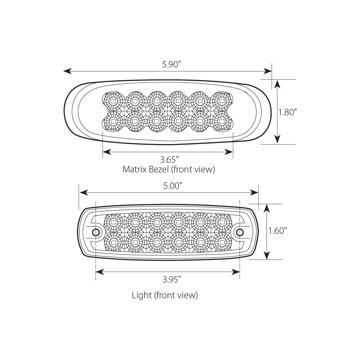 Spyder Series Ultra Thin LED Light