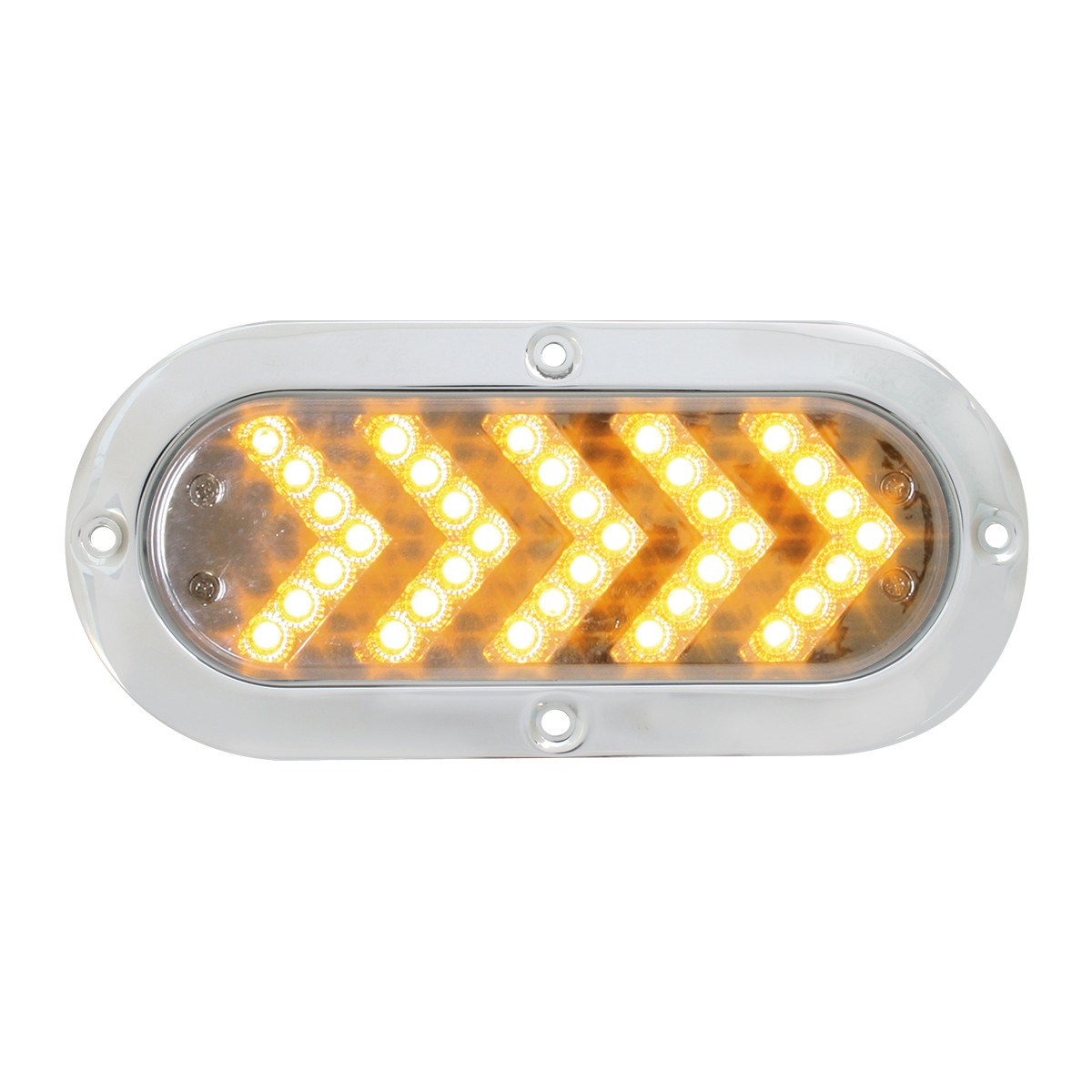 Spyder Series Oval Sequential Arrow Mid-Turn LED Light