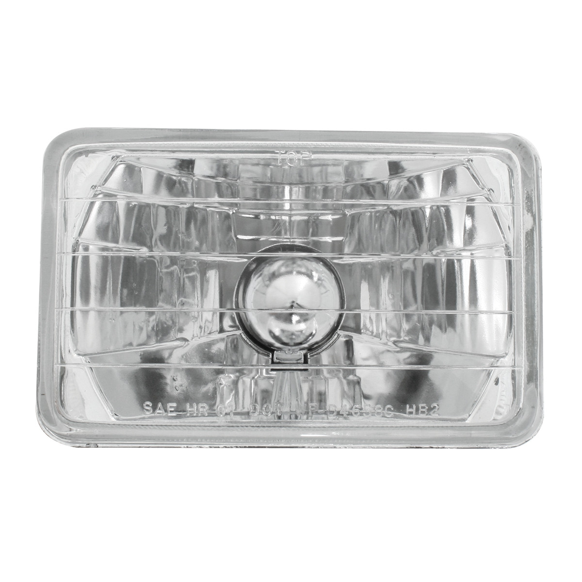 Rectangular Halogen Headlamp with H4 Bulb - Thumbnail 2
