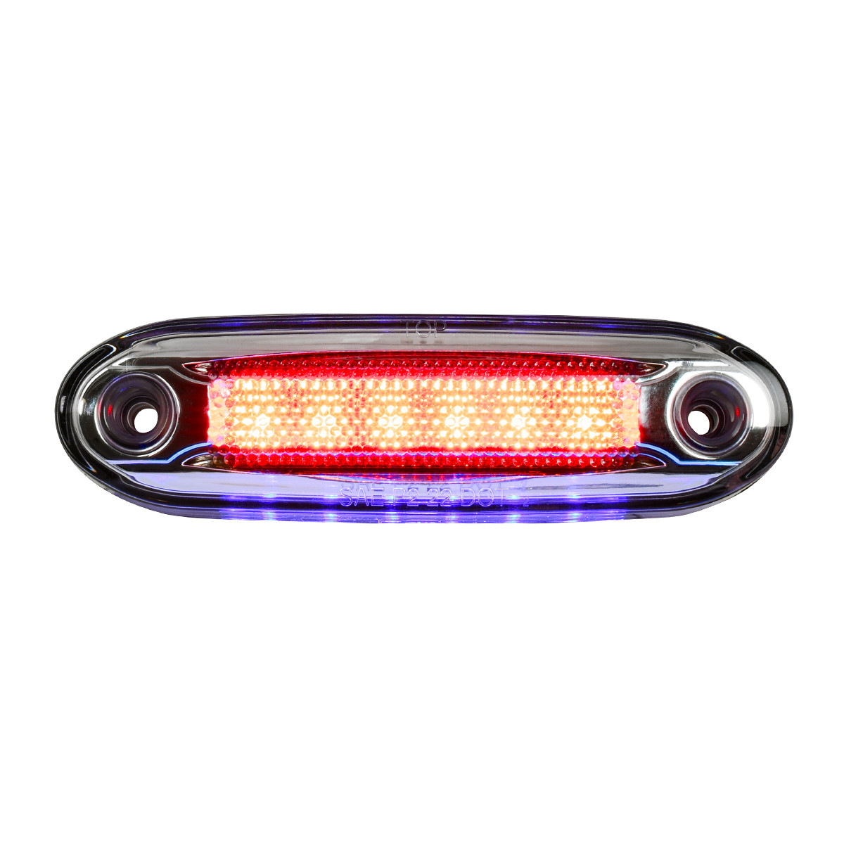 5-1/8" Rectangular LED Side Marker Light w/ Under Glow Effect - Thumbnail 2