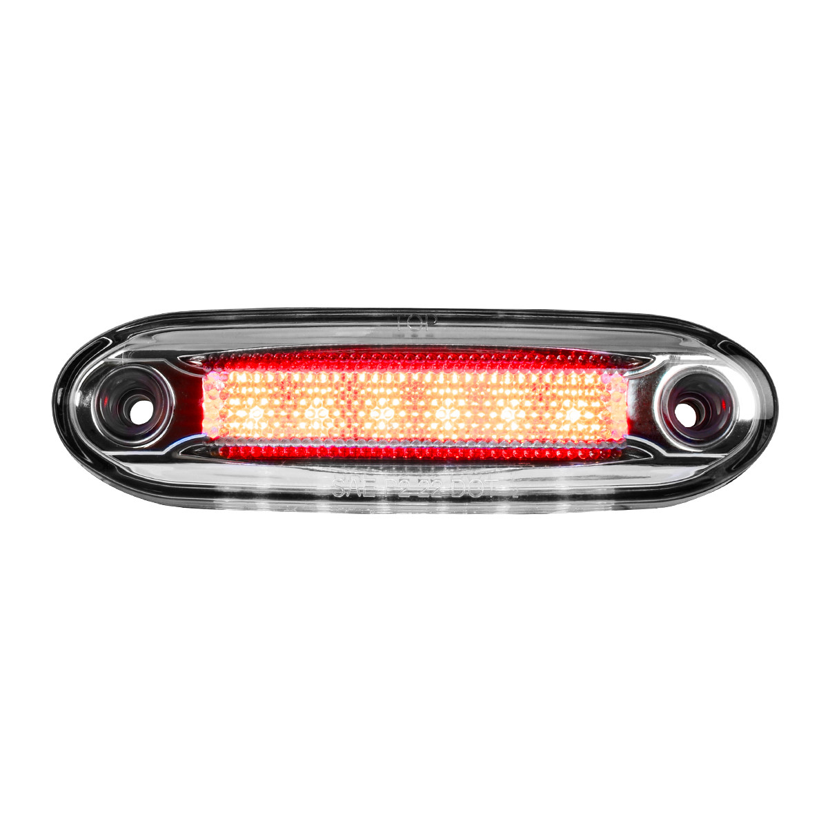 5-1/8" Rectangular LED Side Marker Light w/ Under Glow Effect - Thumbnail 2
