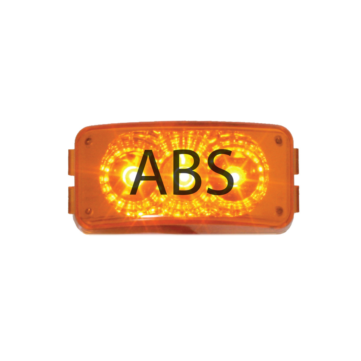 Amber ABS LED Light with "ABS" Logo