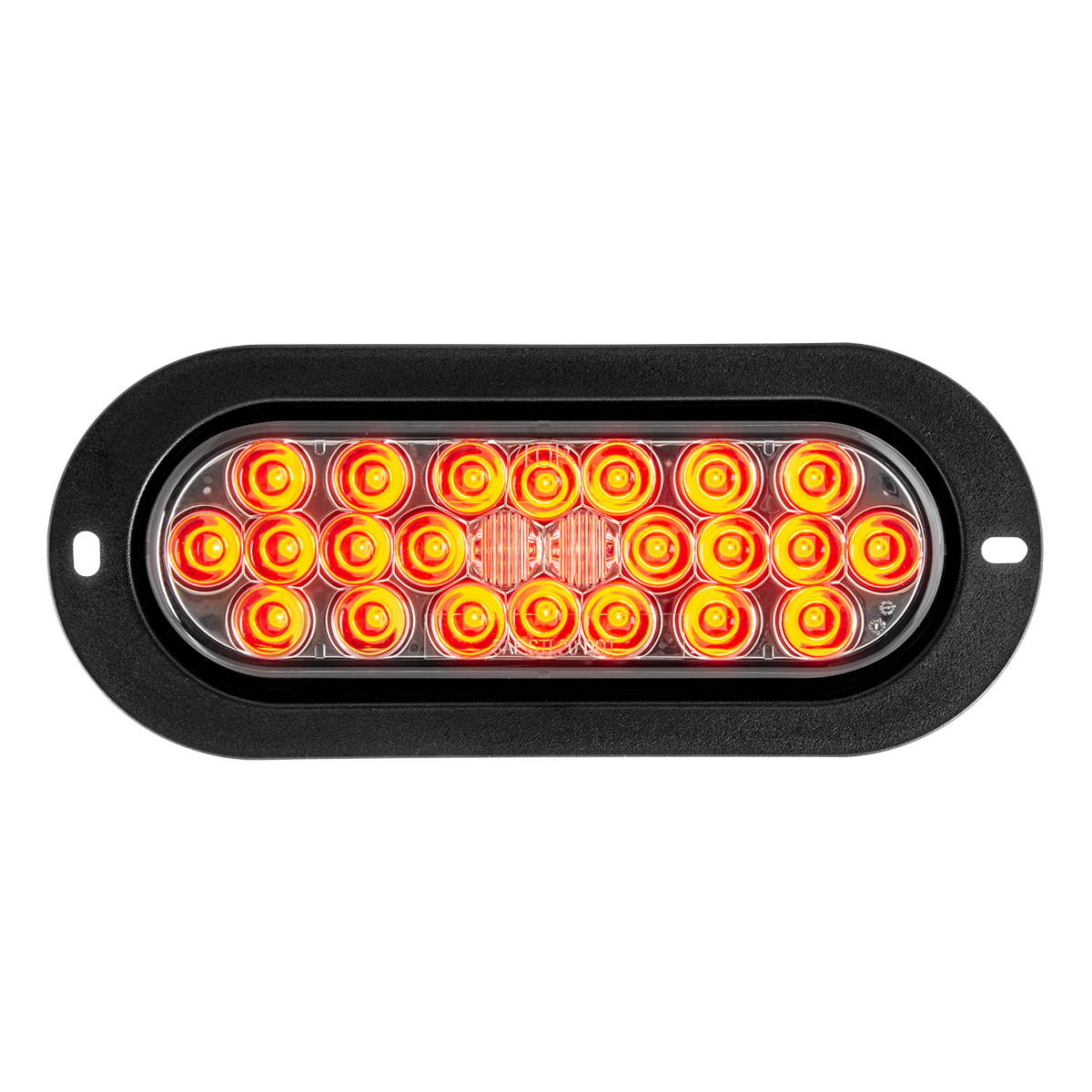 Pearl Series Oval Flange Mount LED Light in Smoke Lens - Thumbnail 2