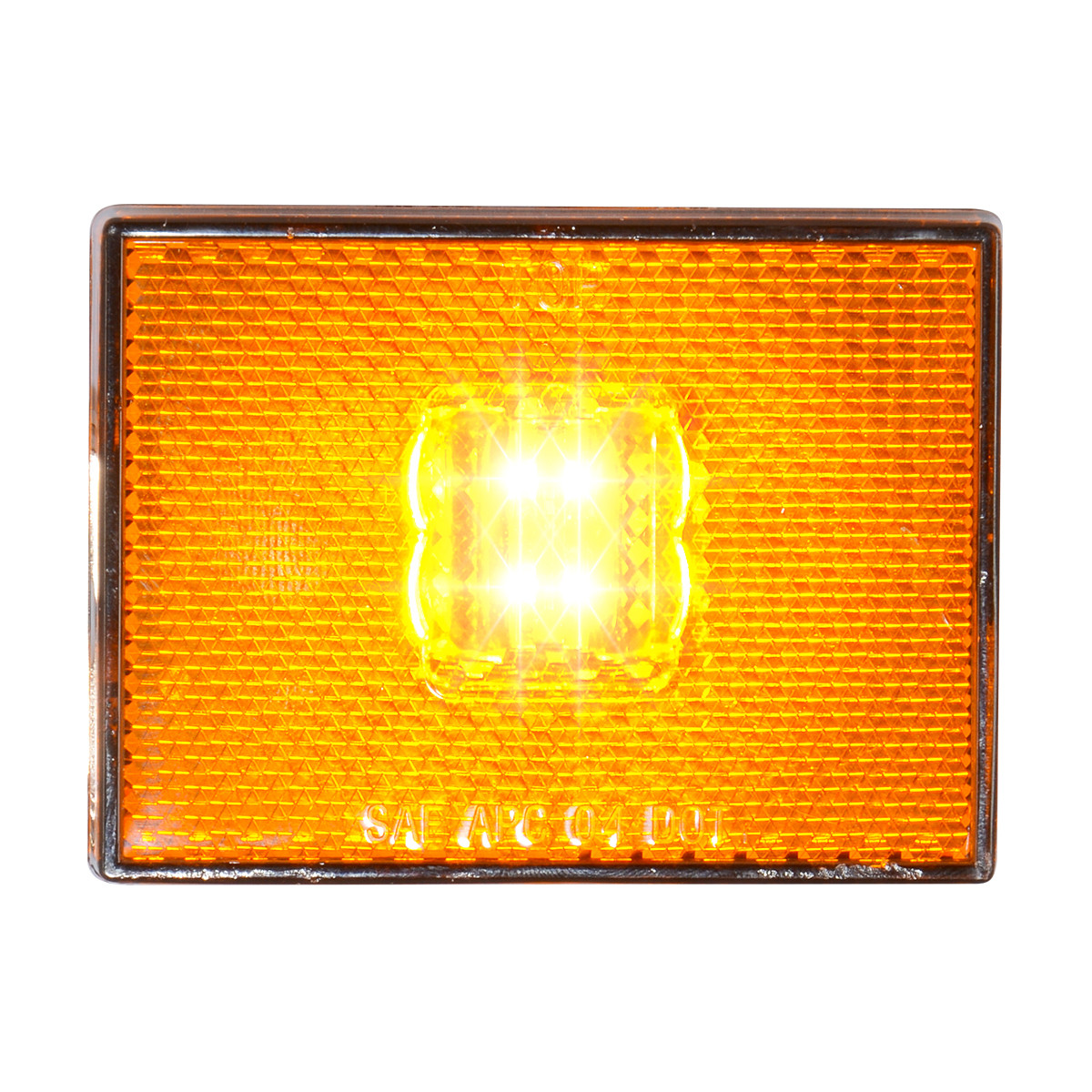 Rectangular Stud Mount LED with Reflector Lens - Thumbnail 2