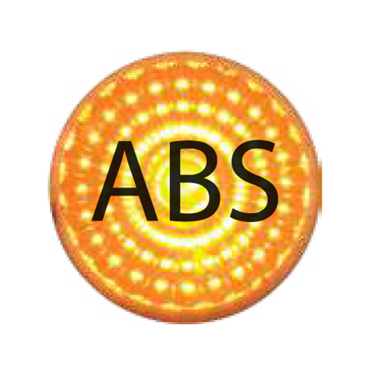 Amber ABS Light with "ABS" Logo