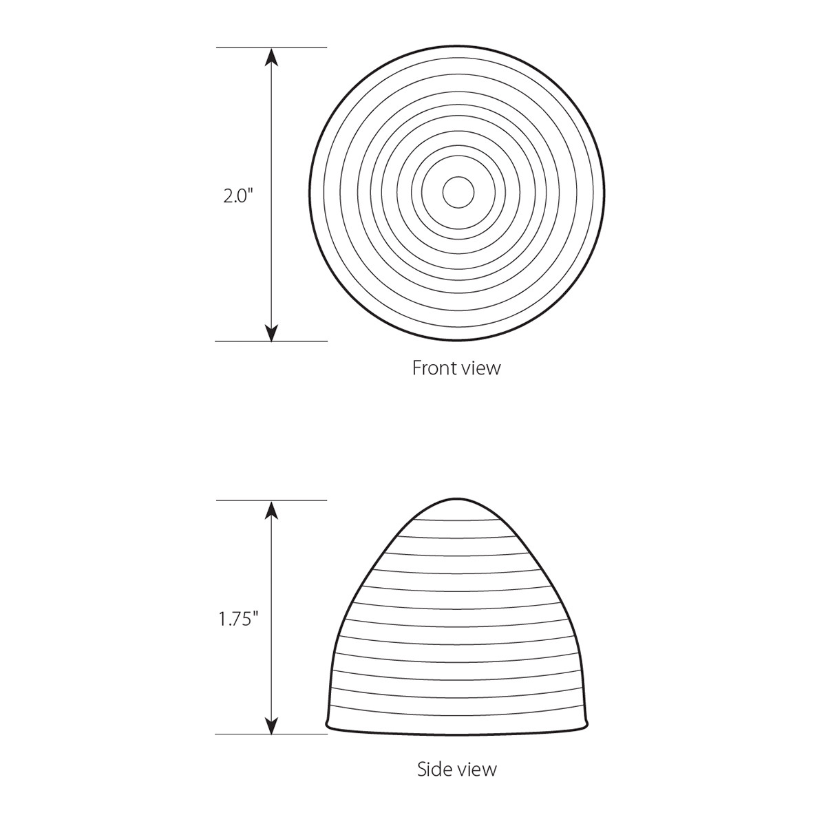 2" Beehive LED Light
