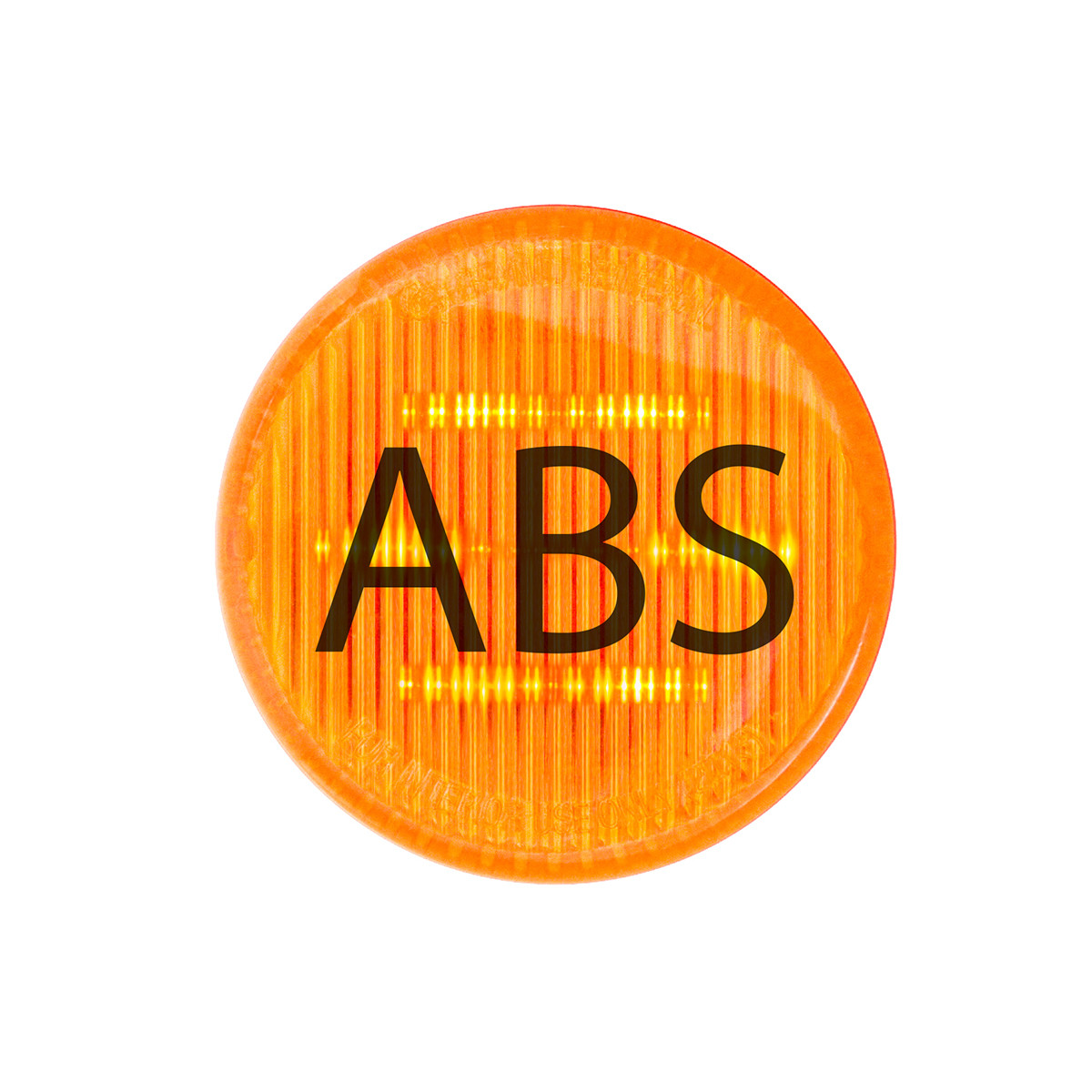 Amber ABS LED Light with "ABS" Logo