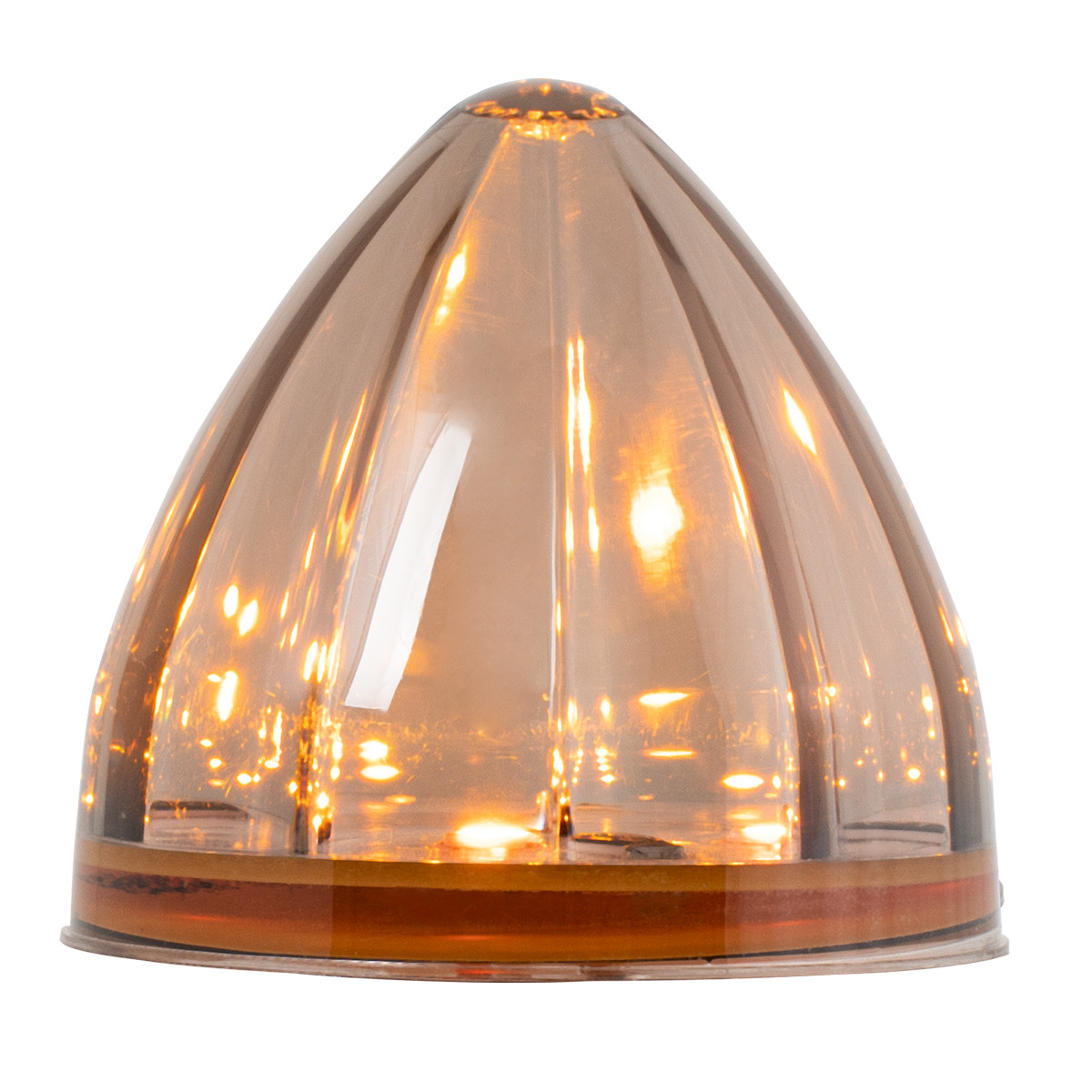 2" & 2-1/2" Watermelon LED Light in Smoke Lens - Thumbnail 2