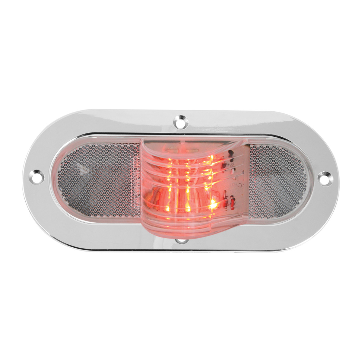 Oval Side Turn & Marker LED Light w/ Reflector