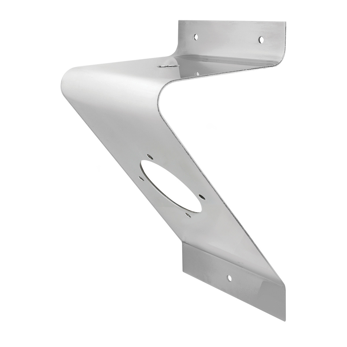 Large Stainless Steel Z Shape Bracket Light Kit w/ 2 Lights