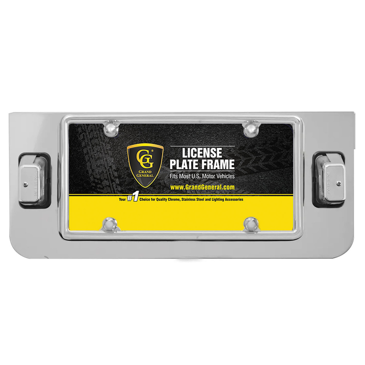 License Plate Holder with License Lights
