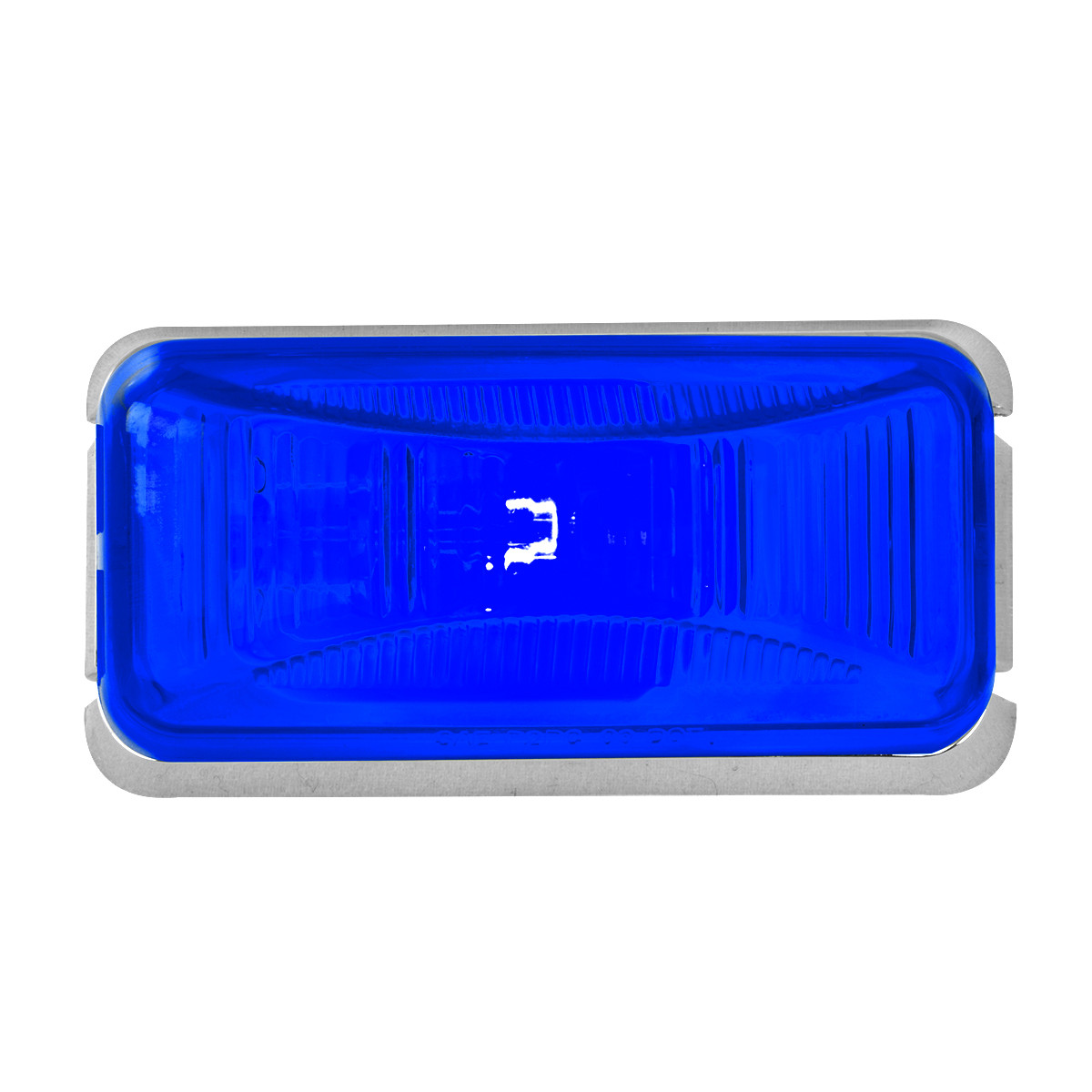 Small Rectangular Single Bulb Sealed Light w/ Chrome Base - Thumbnail 2