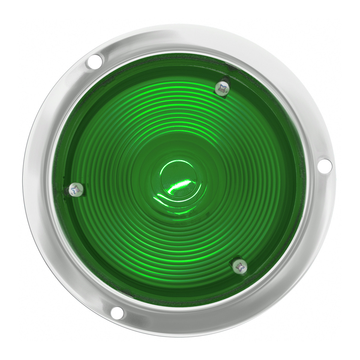 4" Flange Mount Light with Chrome Die Cast Housing