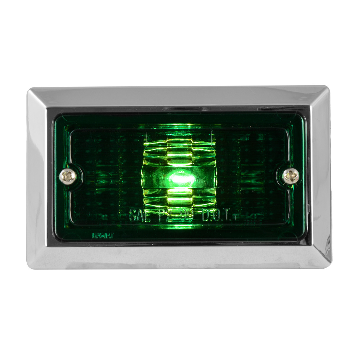 Rectangular Light with Chrome Base