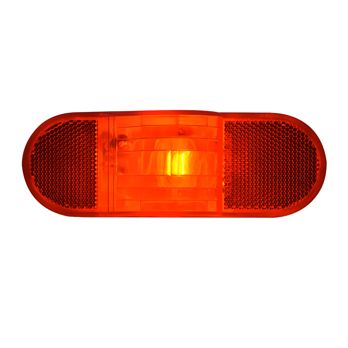 Oval Side Turn and Marker Light with Reflector