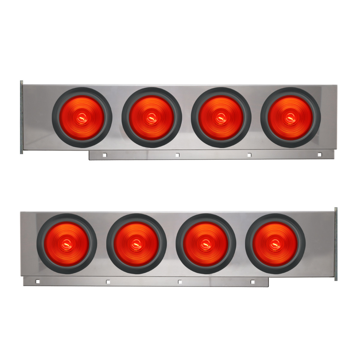 2-Pc Stainless Steel Light Bar