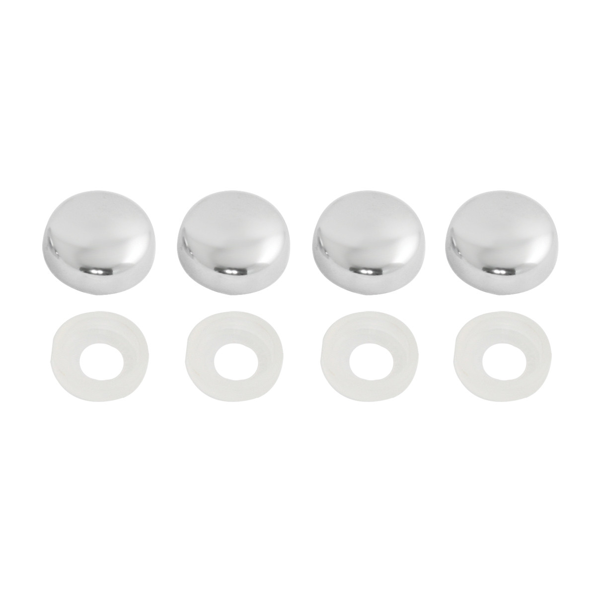 Chrome Plastic Screw Head Cover