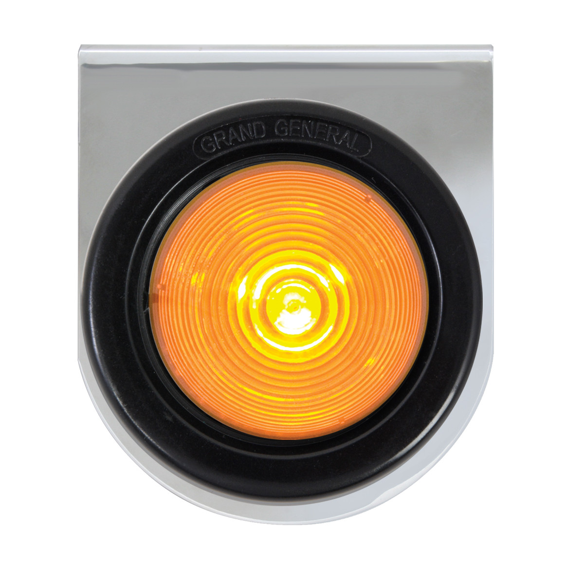 Stainless Steel L Bracket w/ Single 2" Round Light