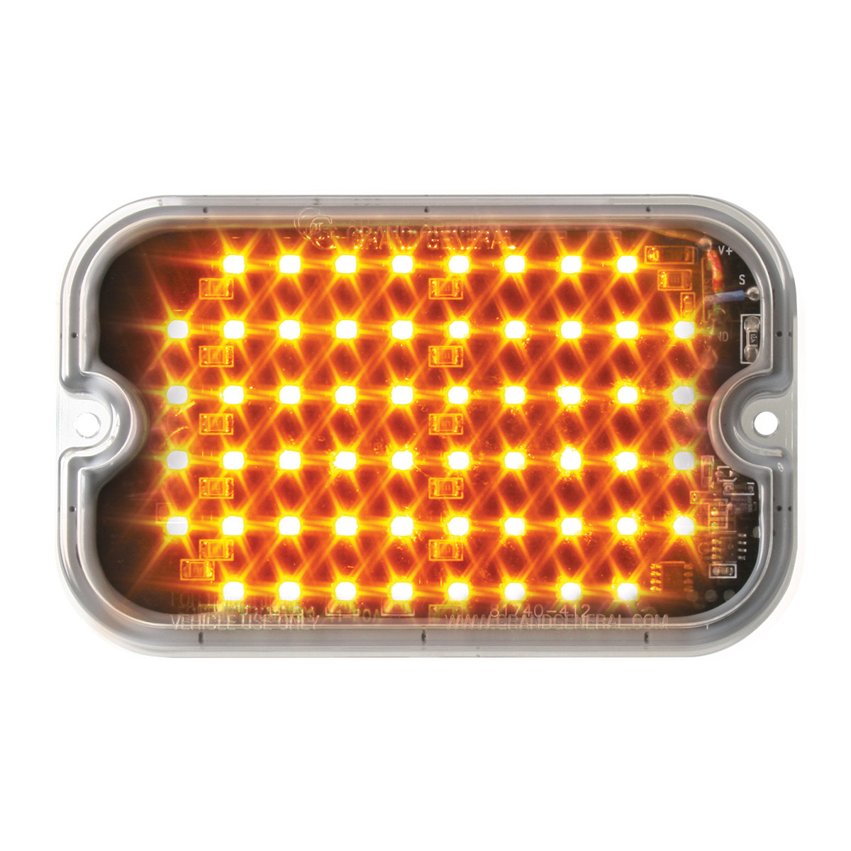 Ultra Thin Large Rectangular LED Strobe Light - Thumbnail 2