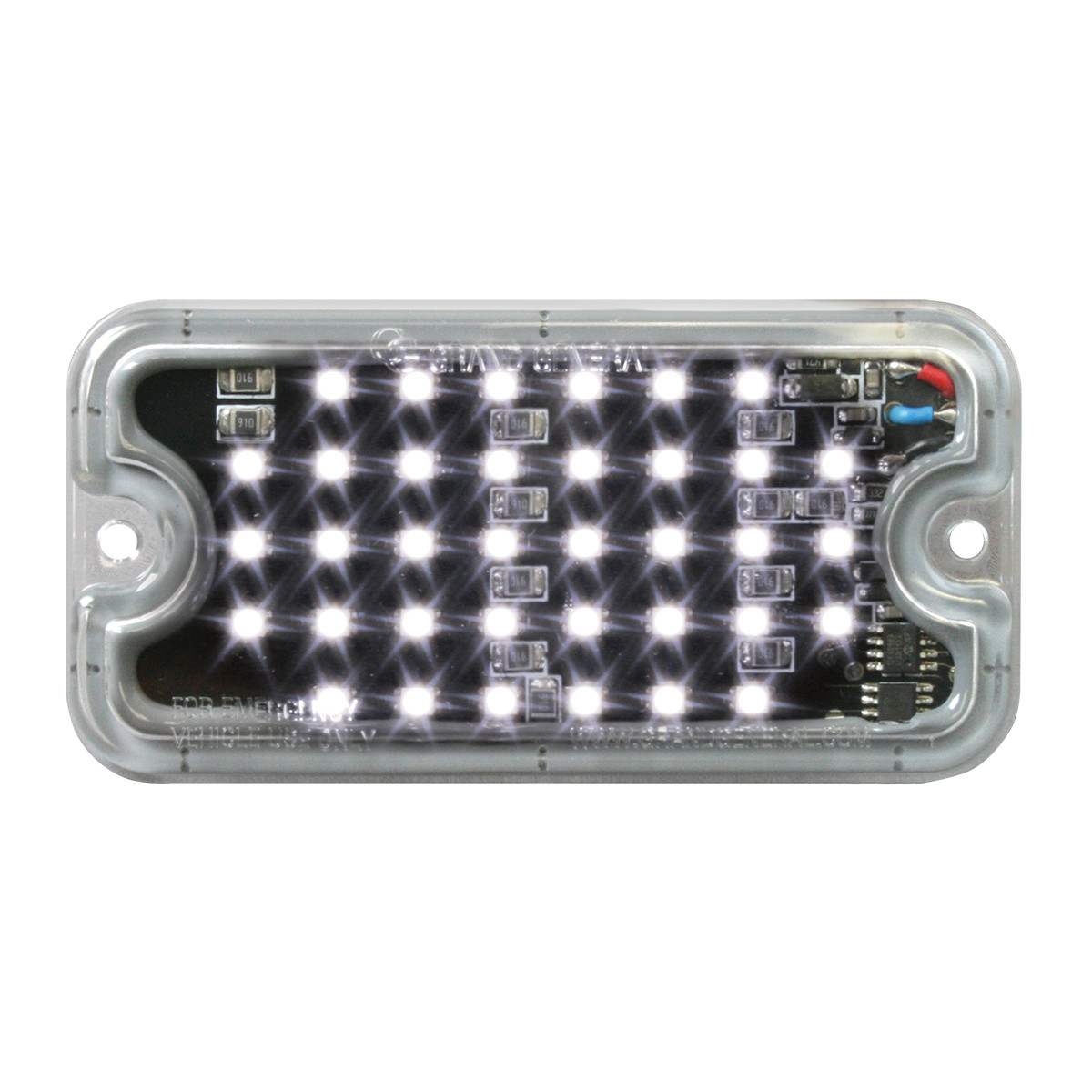 Ultra Thin Rectangular Strobe LED Light - Thumbnail 2