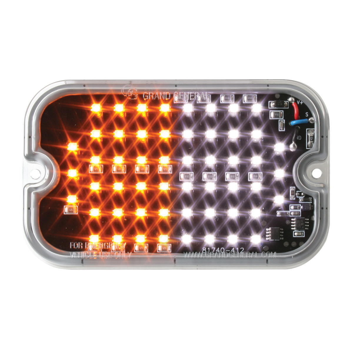 Ultra Thin Large Rectangular LED Strobe Light - Thumbnail 2